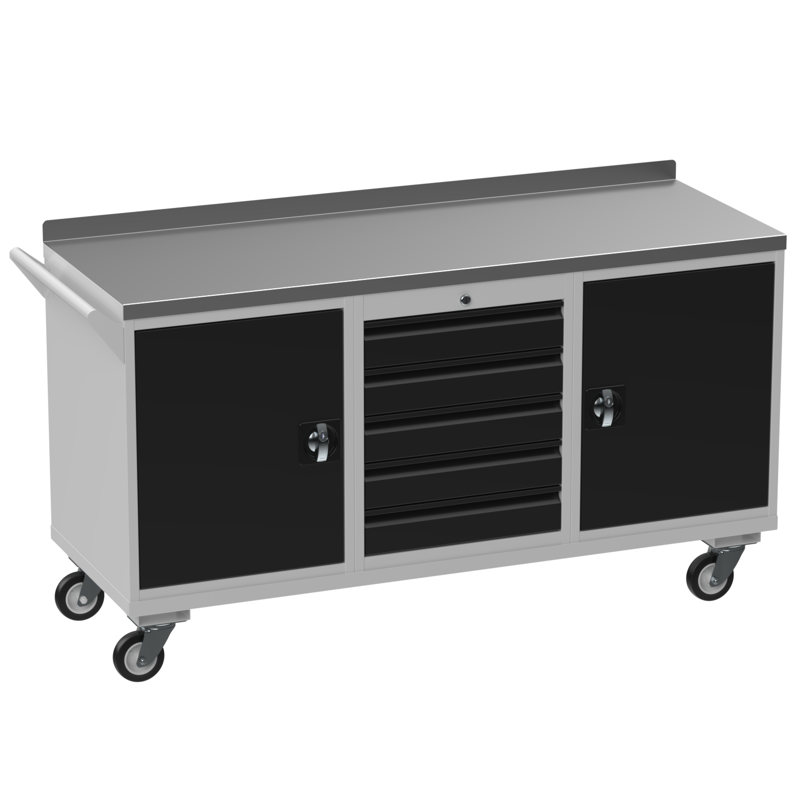 Triple Tool Cabinet 450kg Capacity | British Made | UK Workbenches ...