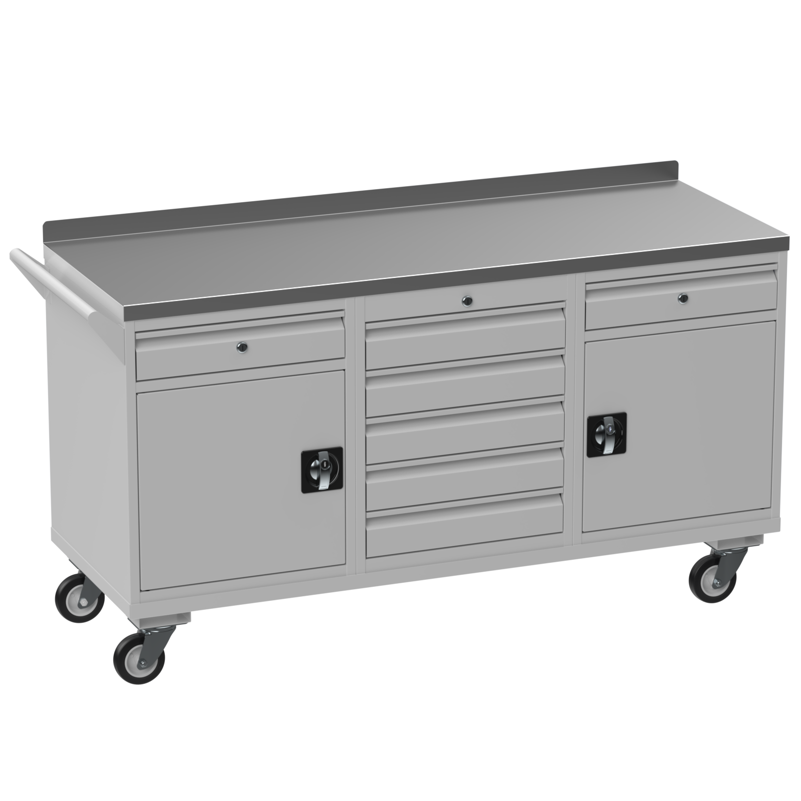 Triple Tool Cabinet 450kg Capacity | British Made | UK Workbenches ...