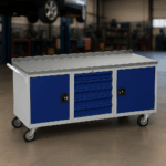 Triple Tool Cabinet 450kg Capacity, British Made — view 2