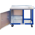 Single Cupboard Tool Trolley, Mobile Workshop Storage — view 5