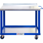 Mobile Table Tool Trolley, Steel Worktop — view 4