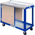 Single Cupboard Tool Trolley, Mobile Workshop Storage — view 4