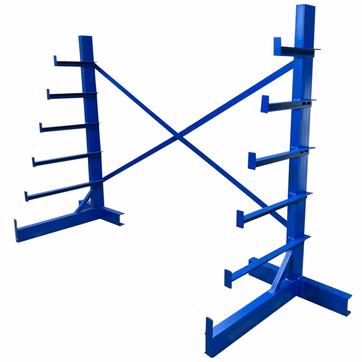 wp-image44872505655576.png | UK Workbenches & Trolleys Cantilever Horizontal Bar Rack, Single Sided, British Made — view 3