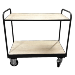 Medium Duty Tray Trolley, Plywood Shelves, British Made — view 16