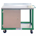 Single Cupboard Tool Trolley, Mobile Workshop Storage — view 10