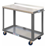 Mobile Table Tool Trolley, Steel Worktop — view 7