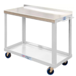 Mobile Table Tool Trolley, Steel Worktop — view 8