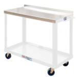 Mobile Table Tool Trolley, Steel Worktop — view 9