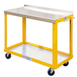Mobile Table Tool Trolley, Steel Worktop — view 13