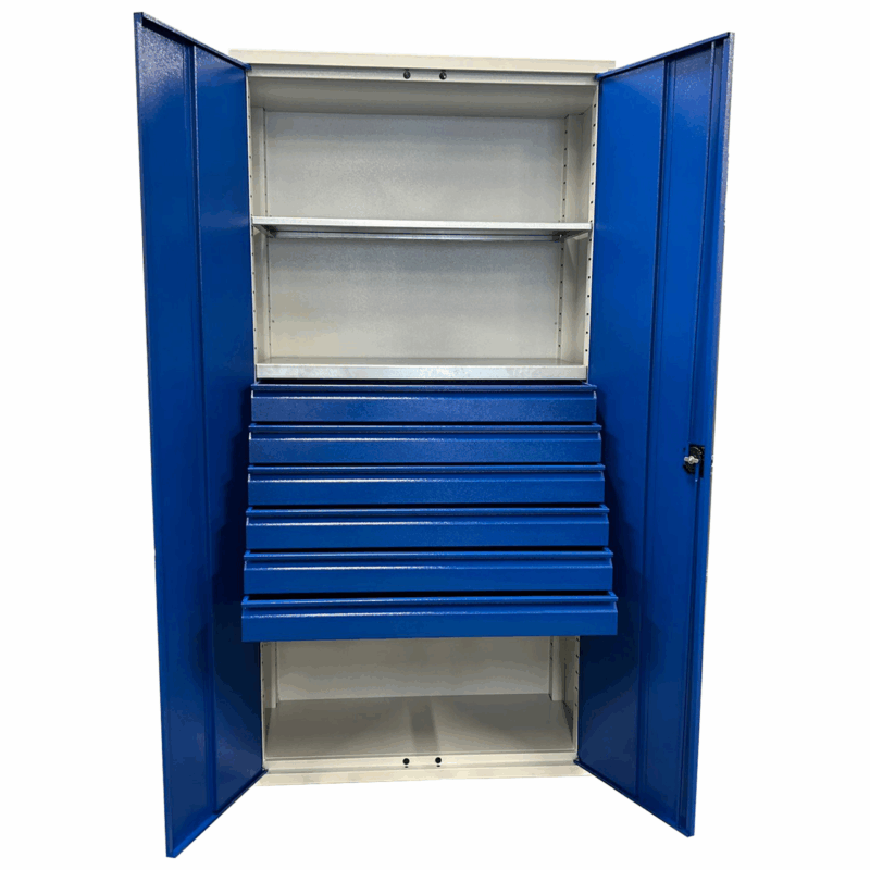 Large Storage Cabinet Cupboard, Drawers — view 3