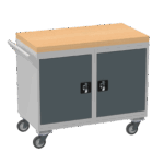 Mobile Tool Cabinet, Wooden Worktop — view 38