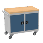 Mobile Tool Cabinet, Wooden Worktop — view 40