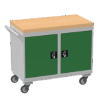 Mobile Tool Cabinet, Wooden Worktop — view 39
