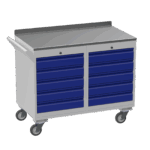 Steel Mobile Tool Cabinet, 450kg, British Made — view 4