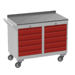 Steel Mobile Tool Cabinet, 450kg, British Made — view 14