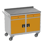 Steel Mobile Tool Cabinet, 450kg, British Made — view 47