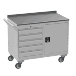 Steel Mobile Tool Cabinet, 450kg, British Made — view 54