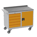 Steel Mobile Tool Cabinet, 450kg, British Made — view 59