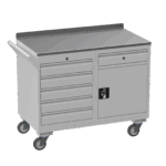 Steel Mobile Tool Cabinet, 450kg, British Made — view 65