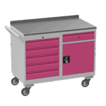 Steel Mobile Tool Cabinet, 450kg, British Made — view 68