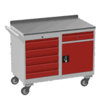 Steel Mobile Tool Cabinet, 450kg, British Made — view 67