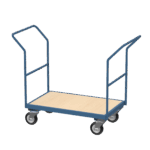 Flatbed Trolley, 500kg UDL, British Made — view 20