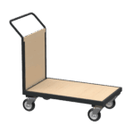 Flatbed Trolley with Panels, 500kg, British Made — view 5