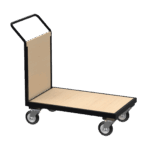 Flatbed Trolley with Panels, 500kg, British Made — view 4