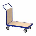 Flatbed Trolley with Panels, 500kg, British Made — view 3