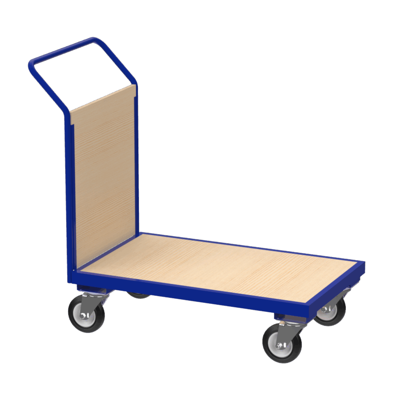 wp-image74004589511041.png | UK Workbenches & Trolleys Flatbed Trolley with Panels, 500kg, British Made — view 3
