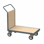 Flatbed Trolley with Panels, 500kg, British Made — view 6