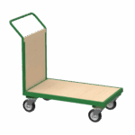 Flatbed Trolley with Panels, 500kg, British Made — view 7