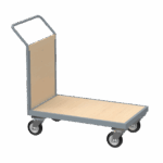 Flatbed Trolley with Panels, 500kg, British Made — view 11