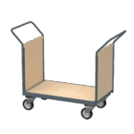 Flatbed Trolley with Panels, 500kg, British Made — view 17