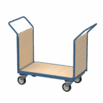 Flatbed Trolley with Panels, 500kg, British Made — view 21
