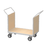 Flatbed Trolley with Panels, 500kg, British Made — view 20