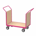 Flatbed Trolley with Panels, 500kg, British Made — view 22