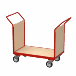 Flatbed Trolley with Panels, 500kg, British Made — view 24