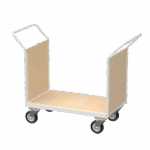 Flatbed Trolley with Panels, 500kg, British Made — view 25