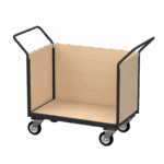 Flatbed Trolley Enclosed Panels, 500kg, British Made — view 4