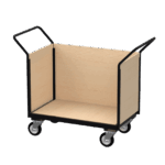 Flatbed Trolley Enclosed Panels, 500kg, British Made — view 5
