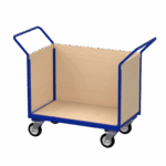 Flatbed Trolley Enclosed Panels, 500kg, British Made — view 3