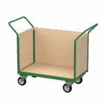 Flatbed Trolley Enclosed Panels, 500kg, British Made — view 8