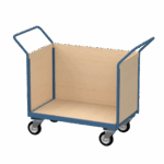 Flatbed Trolley Enclosed Panels, 500kg, British Made — view 7