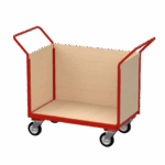 Flatbed Trolley Enclosed Panels, 500kg, British Made — view 12