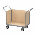 Flatbed Trolley Enclosed Panels, 500kg, British Made — view 11