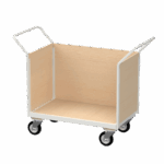 Flatbed Trolley Enclosed Panels, 500kg, British Made — view 13