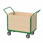 Flatbed Trolley Enclosed Panels, 500kg, British Made — view 16