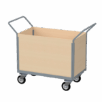 Flatbed Trolley Enclosed Panels, 500kg, British Made — view 17