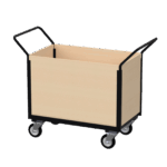 Flatbed Trolley Enclosed Panels, 500kg, British Made — view 23